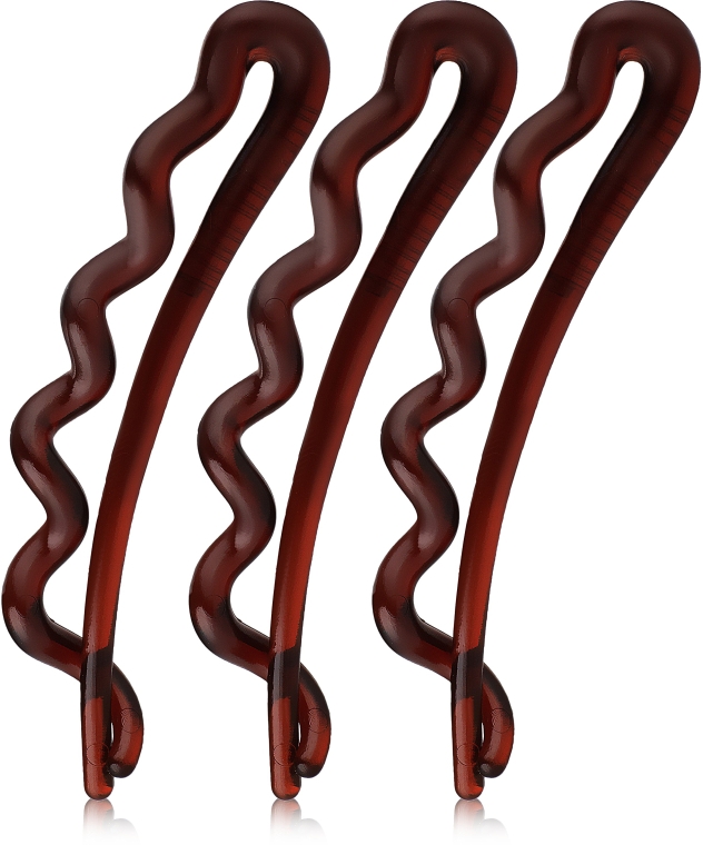 Затискачі для волосся, коричневі - Invisibobble Waver Pretty Dark — фото N1