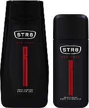 STR8 Red Code - Набор (sh/gel/250ml + deo/spray/75ml) — фото N2