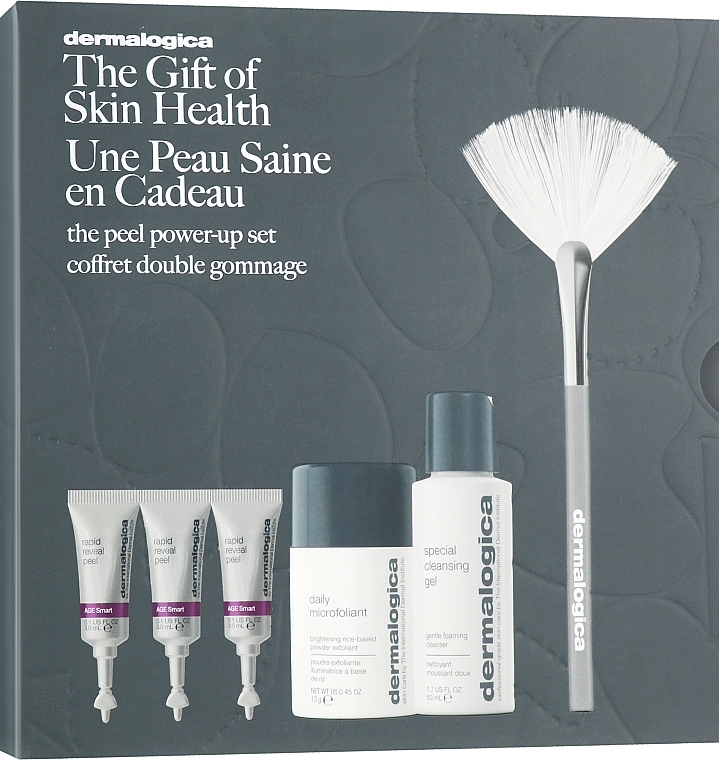 Набір - Dermalogica The Peel Power-Up Set (peel/3x3ml + microf/14g + gel/50ml) — фото N1