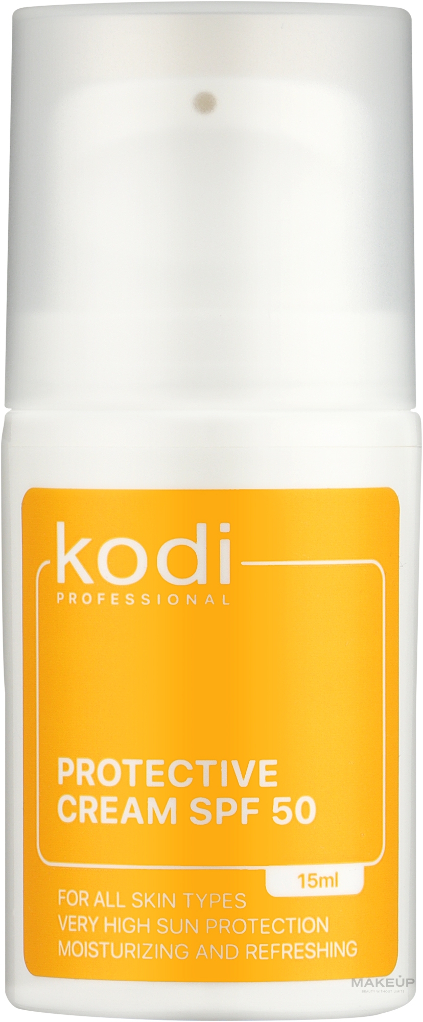 Защитный увлажняющий крем SPF50 - Kodi Professional Protective Cream SPF50 — фото 15ml