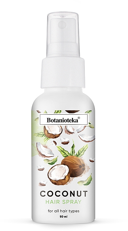 ПОДАРОК! Кокосовый мультиспрей для гладкости волос - Botanioteka Hair Spray Coconut — фото N1