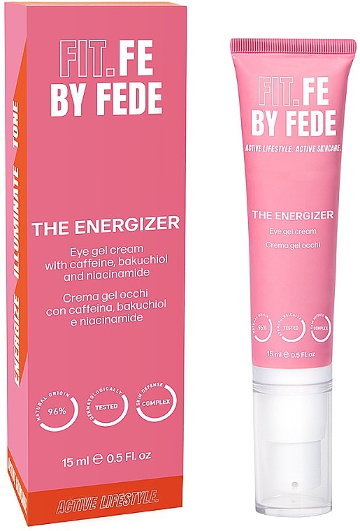 Гель-крем  для шкіри навколо очей - Fit.Fe By Fede The Energizer Eye Gel Cream  — фото N2