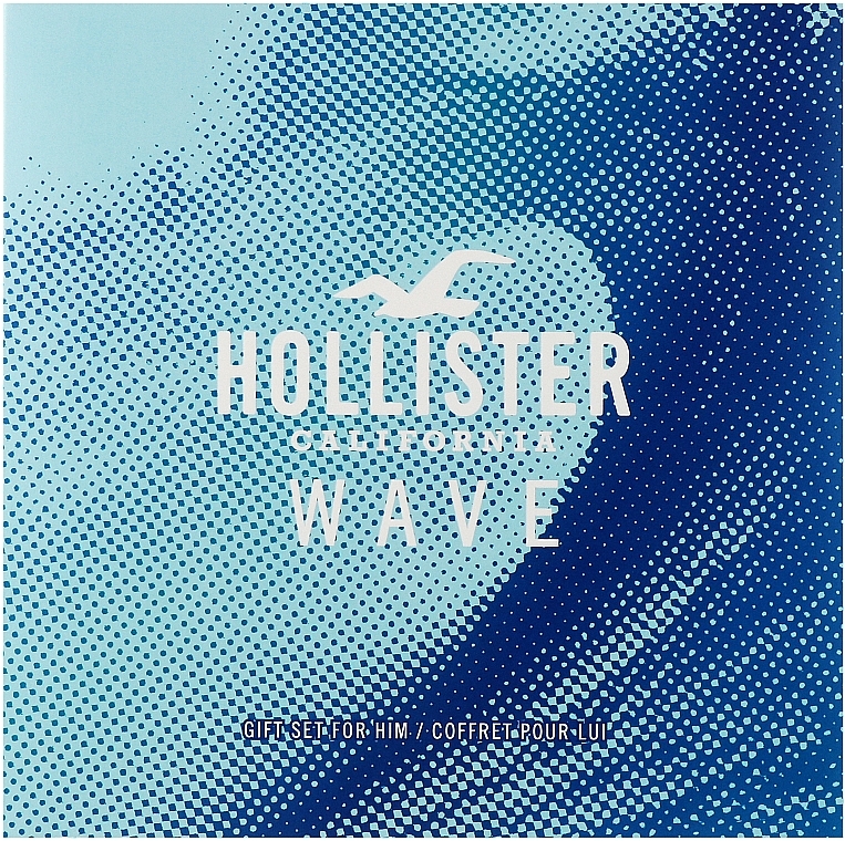 Hollister Wave For Him - Набор (edt/50ml + edt/15ml) — фото N1