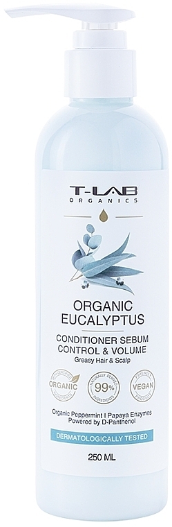 Кондиціонер для жирного волосся - T-Lab Professional Organics Organic Eucalyptus Conditioner — фото N2