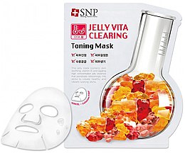 Парфумерія, косметика Тканинна маска - SNP Jelly Vita Clearing Toning Mask Vita В