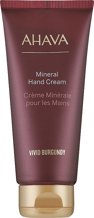 Крем для рук - Ahava Vivid Burgundy Mineral Hand Cream — фото N1