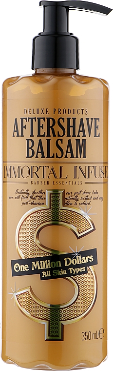 Бальзам після гоління "One Million Dollars" - Immortal Infuse Aftershave Balsam