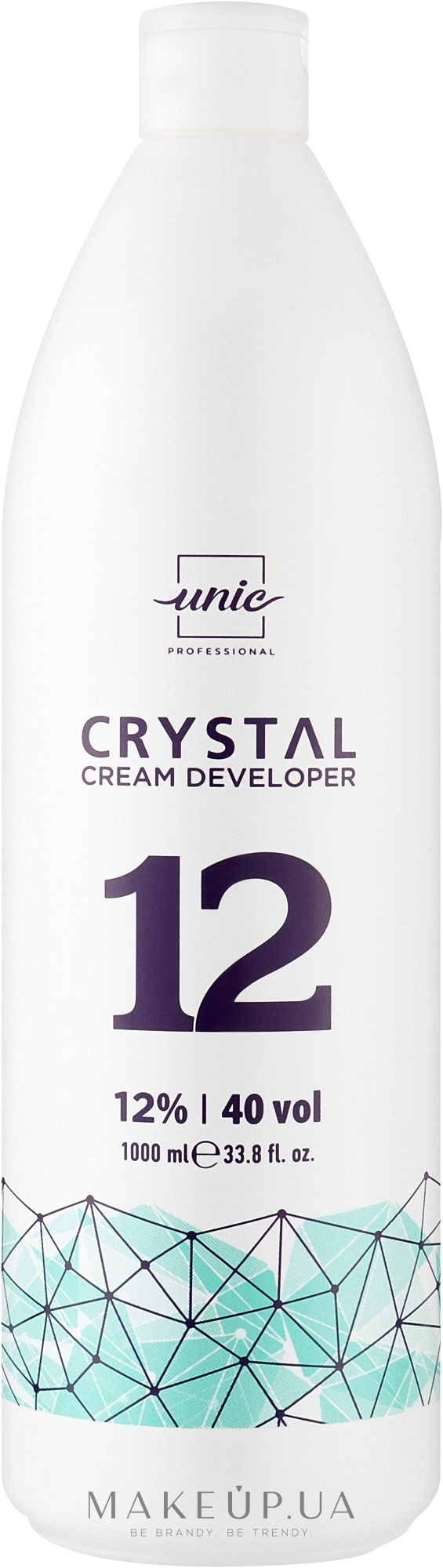 Крем-оксигент 12% - Unic Crystal Cream Developer — фото 1000ml