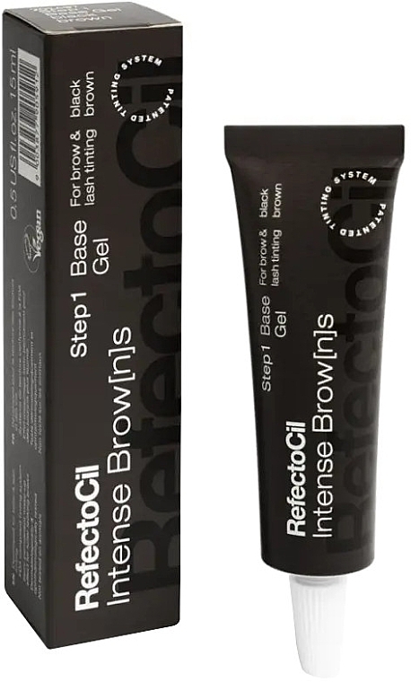 Напівперманентна фарба для брів і вій - RefectoCil Intense Browns Base Gel — фото N1