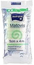 Бинт медицинский фиксирующий, из полиэстера, 5 см х 4 м - Matopat Matovis — фото N1