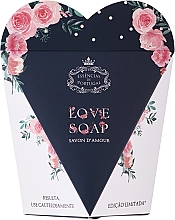 Натуральне мило "Серце" у подарунковій коробці - Essencias De Portugal Love Soap Inside Of Limited Rose Edition — фото N1