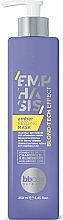 Парфумерія, косметика Маска для волосся "Бурштин" - BBcos Emphasis Blond-Tech Effect Amber Feeding Mask