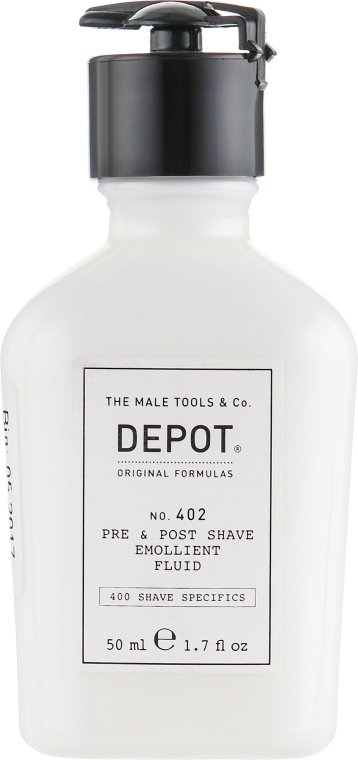 Смягчающая жидкость до и после бритья - Depot Shave Specifics 402 Pre & Post Shave Emollient Fluid  — фото N1