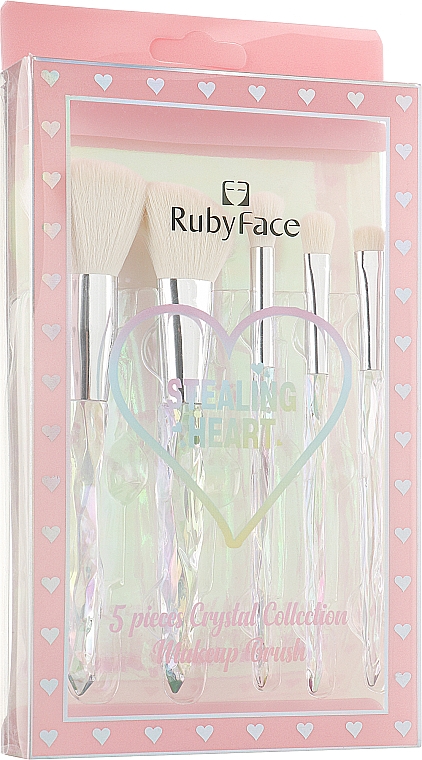 Набор кистей для макияжа, 5 шт. - Ruby Face  — фото N7