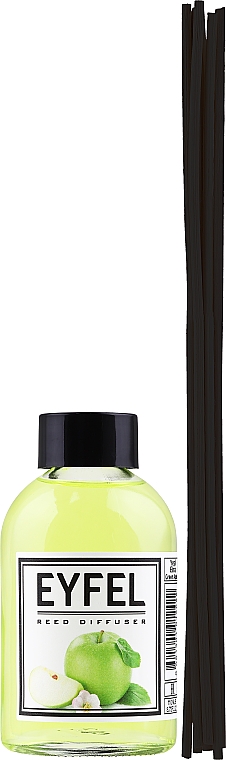 Аромадиффузор "Зеленое яблоко" - Eyfel Perfume Reed Diffuser Green Apple — фото N2