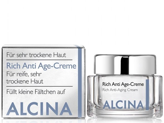 Питательный антивозрастной крем для лица - Alcina T Rich Anti Age-Creme (тестер)