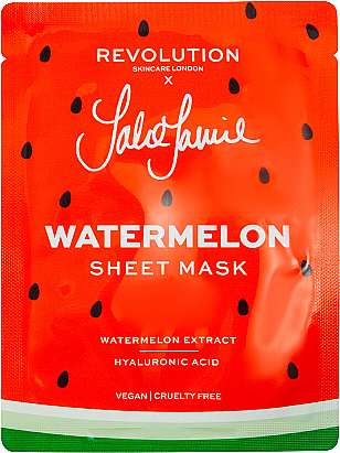 Тканинна маска для обличчя "Кавун" - Revolution Skincare Pack De 3 Mascarillas — фото N1