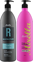 Духи, Парфюмерия, косметика Набор - Mirella Professional R Restructure (shm/1000ml + balm/1000ml)