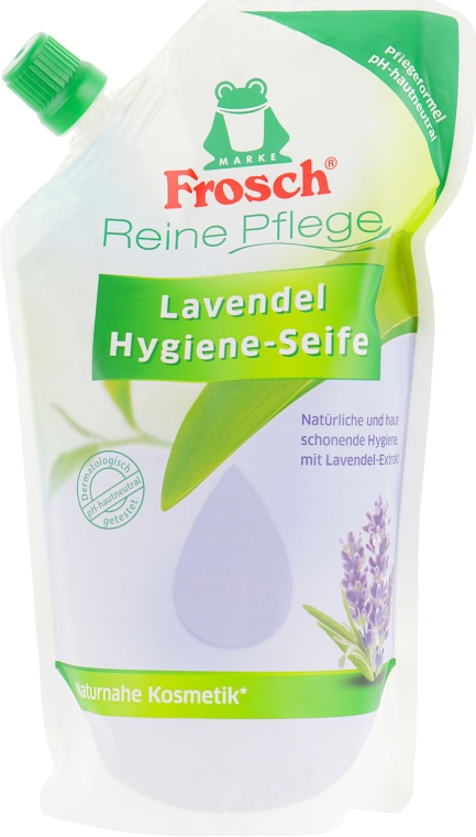 Жидкое мыло "Лаванда" - Frosch Lavender Hygiene Soap (дой-пак)