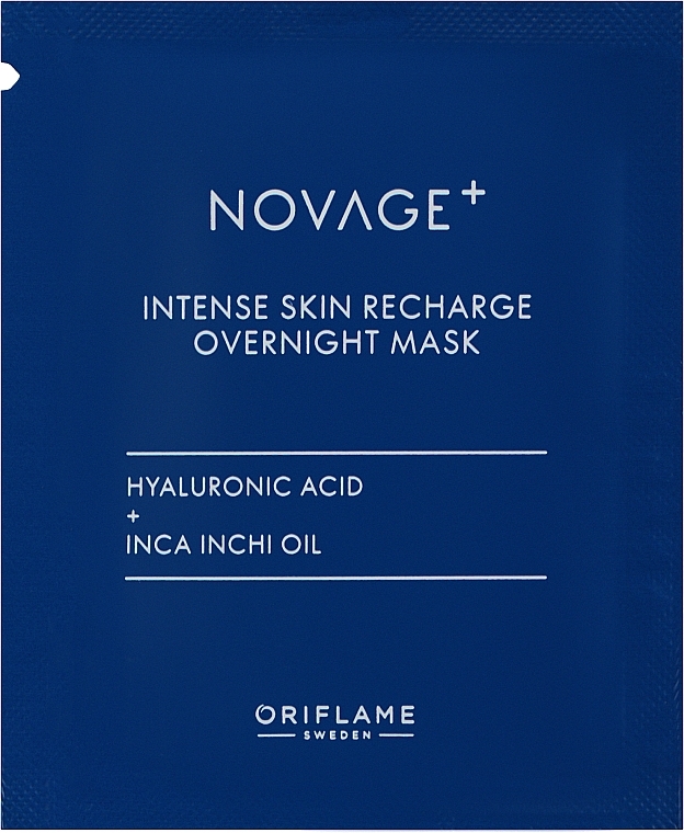 Ночная маска для интенсивного восстановления кожи - Oriflame NovAge Intense Night Mask (пробник) — фото N1