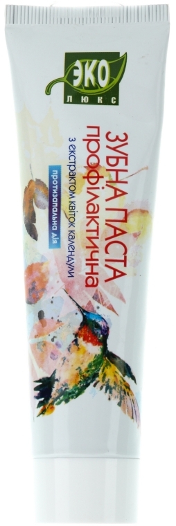 Зубная паста профилактическая с экстрактом цветов календулы - Эколюкс — фото N4