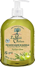 Мыло жидкое с ароматом оливы - Le Petit Olivier Pure liquid traditional Marseille soap-Olive — фото N1