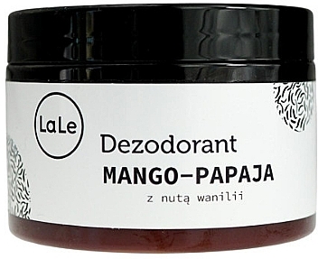 Крем-дезодорант манго-папая з ноткою ванілі - La-Le Cream Deodorant — фото N1