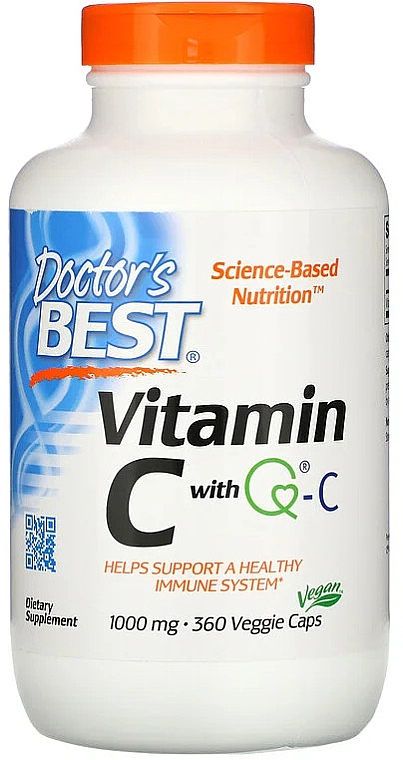 Вітамін C з Quali-C, 1000 мг, капсули - Doctor's Best — фото N3