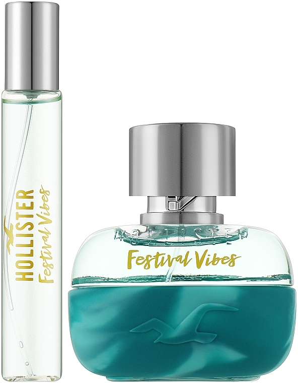 Hollister Festival Vibes For Him - Набор (edt/50ml + edt/15ml) — фото N2