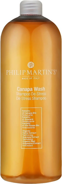 Шампунь-антистрес для волосся - Philip Martin's Canapa Wash De-Stress Shampoo — фото N5