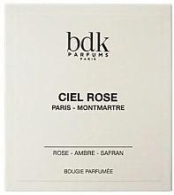 Ароматическая свеча в стакане - BDK Parfums Ciel Rose Scented Candle — фото N2