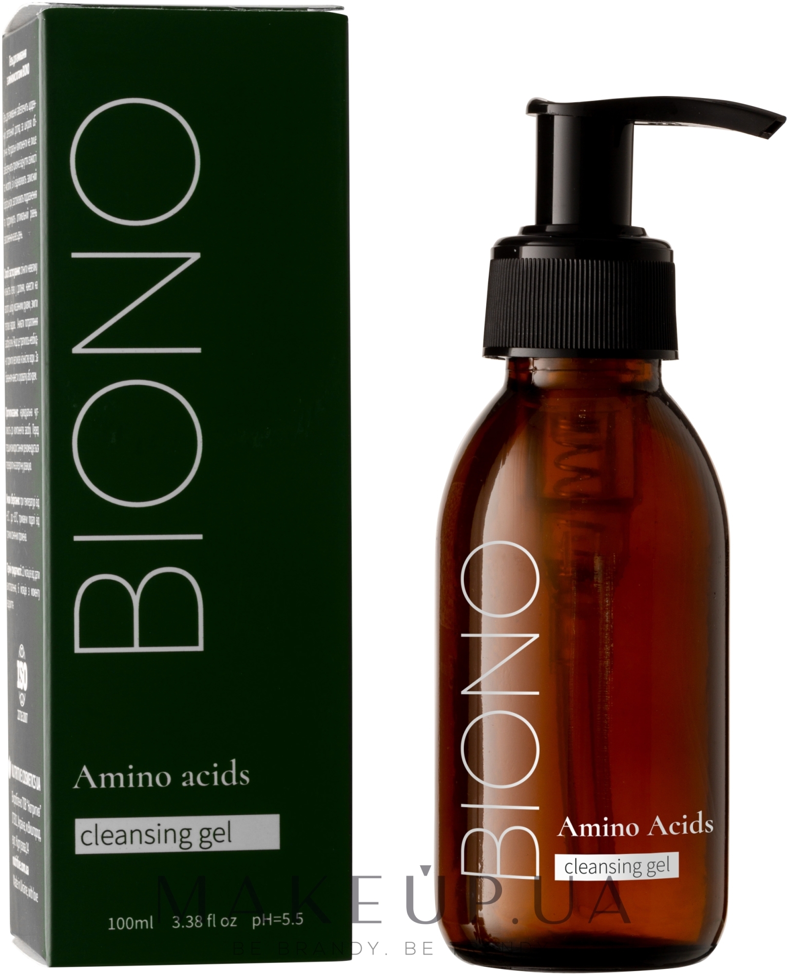 Очищающий гель для умывания с аминокислотами - Biono Amino Acids Cleansing Gel — фото 100ml
