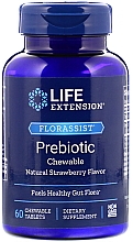 Пребіотики зі смаком полуниці - Life Extension Florasisst Prebiotic Chewable (Strawberry) — фото N1