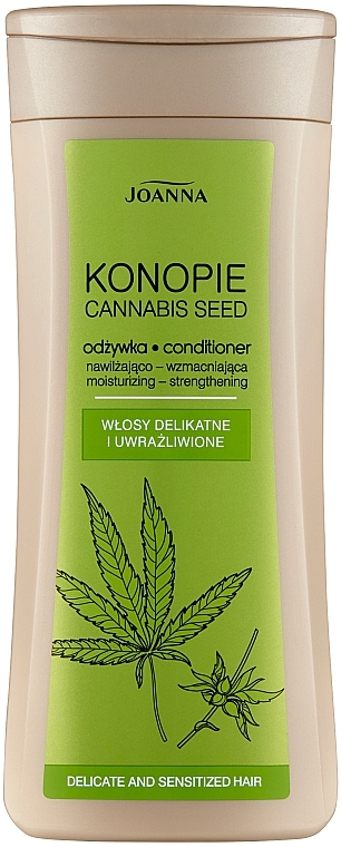 Кондиционер с семенами конопли - Joanna Cannabis Seed Moisturizing-Strengthening Conditioner