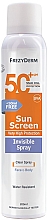 Духи, Парфюмерия, косметика Солнцезащитный крем для лица и тела - Frezyderm Sun Screen Invisible SPF50+ Spray