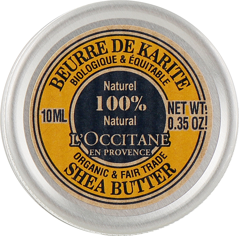 Крем для тіла - L'occitane Organic Pure Shea Butter (міні) — фото N1