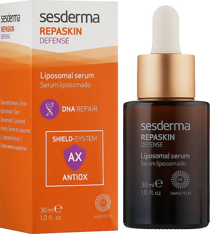 Защитная липосомальная сыворотка - SesDerma Laboratories Repaskin Defense Liposomal Serum — фото N2