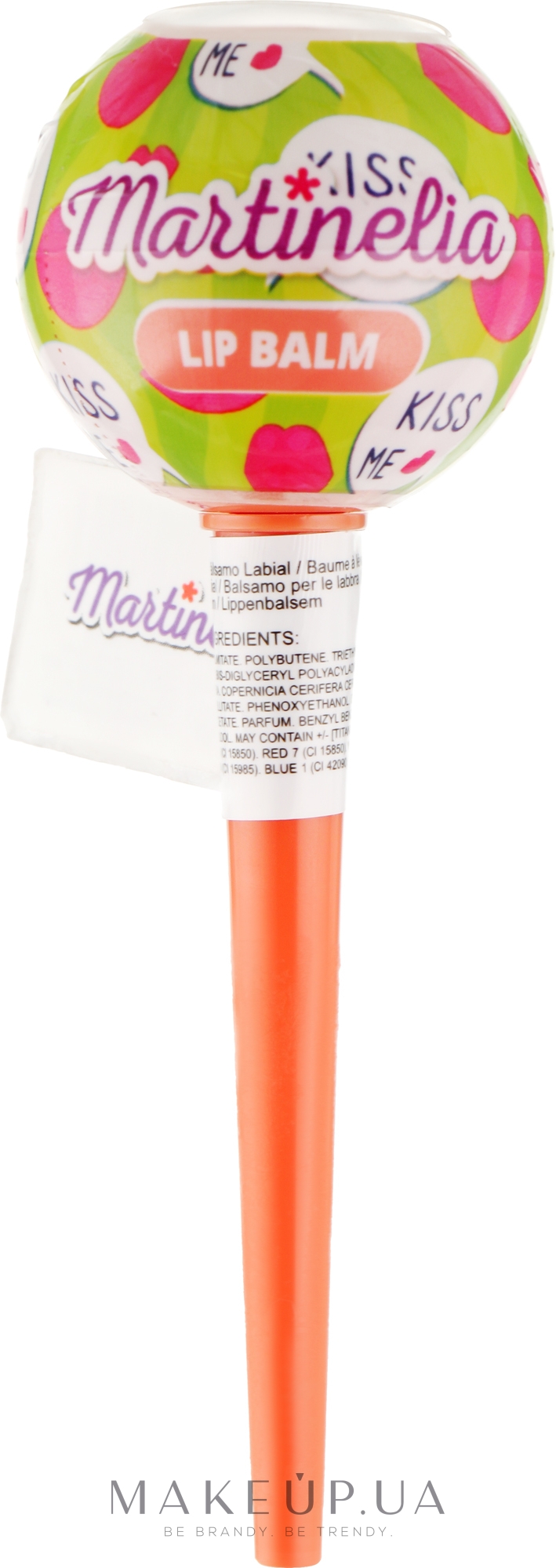 Бальзам для губ "Lollipop", апельсин - Martinelia — фото 20g