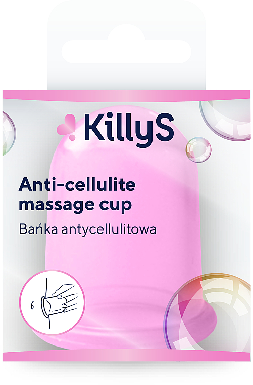 Антицелюлітна силіконова банка для масажу - KillyS Anticellulite Massage Cup — фото N1