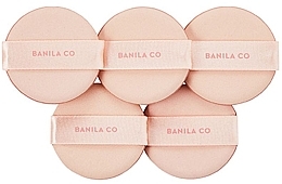 Набор спонжей для макияжа, 5 шт - Banila Co Covericious Cushion Puff Set — фото N2