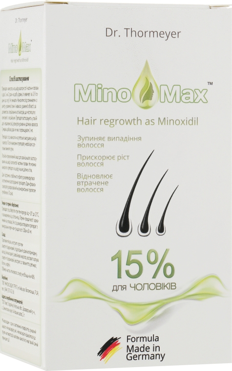 Лосьон для восстановления и роста волос у мужчин 15% - MinoMax Hair Lotion 15% 