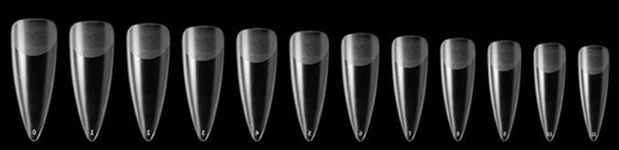 Гибкие прозрачные типсы для наращивания ногтей "Стилет", 120 шт. - Deni Carte Stiletto — фото N2