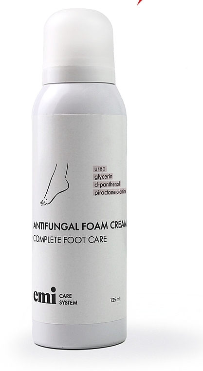 Пінка-крем для ніг «Протигрибкова» - Emi Antifungal Foam Cream — фото N1
