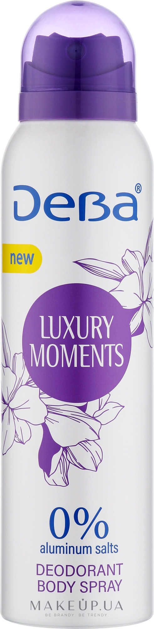 Дезодорант-спрей для тіла "Luxury Moments" - DeBa Deodorant Body Spray — фото 150ml