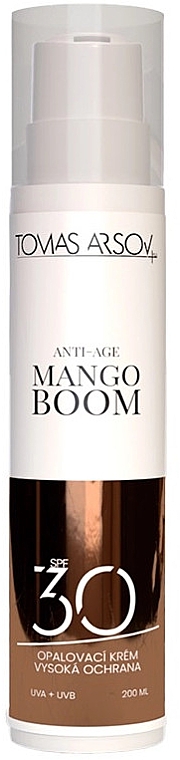 Солнцезащитный крем - Tomas Arsov SPF30 Mango Boom Sunscreen — фото N1