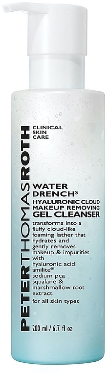 Очищающий гель для снятия макияжа - Peter Thomas Roth Water Drench Hyaluronic Cloud Makeup Removing Gel Cleanser — фото N1