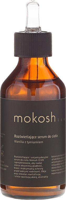 Сироватка для тіла сяйна "Ваніль і чебрець" - Mokosh Illuminating Body Serum Vanilla & Thyme — фото N3