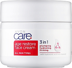 Парфумерія, косметика Крем проти зморщок 3 в 1 - Avon Care Age Restore Face Cream 3 in 1