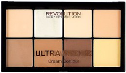 Духи, Парфюмерия, косметика Палетка для контуринга лица - Makeup Revolution Ultra HD Pro Cream Contour