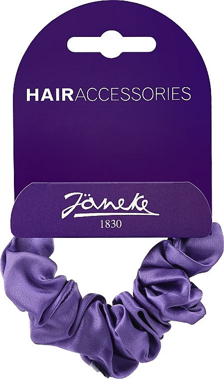 Резинка для волос тканевая CM7000, фиолетовая - Janeke Elastic Scrunchie — фото N1